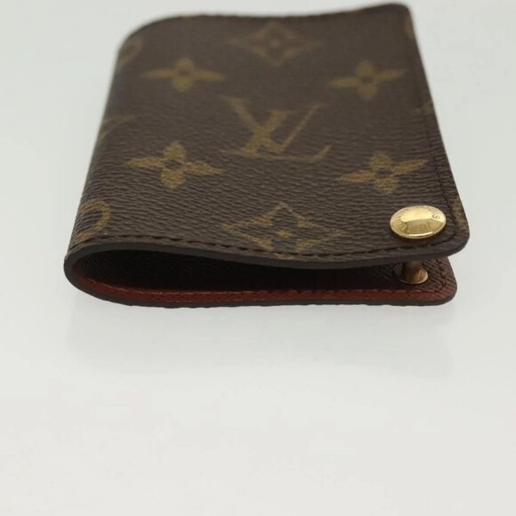 LOUIS VUITTON Monogram Porto Cartes Crdit Pression Card Case Auth - Picture 7 of 16